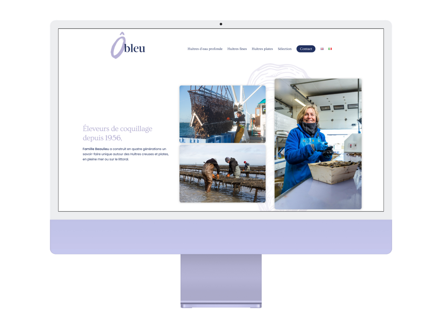 Ôbleu - Site Internet & Photo